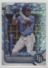 2022 Bowman Chrome Prospects Shimmer Refractor Willy Vasquez #BCP-195 6u5