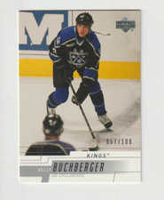 2000/01 UPPER DECK KELLY BUCHBERGER #86 UD EXCLUSIVES #057/100 NRMT