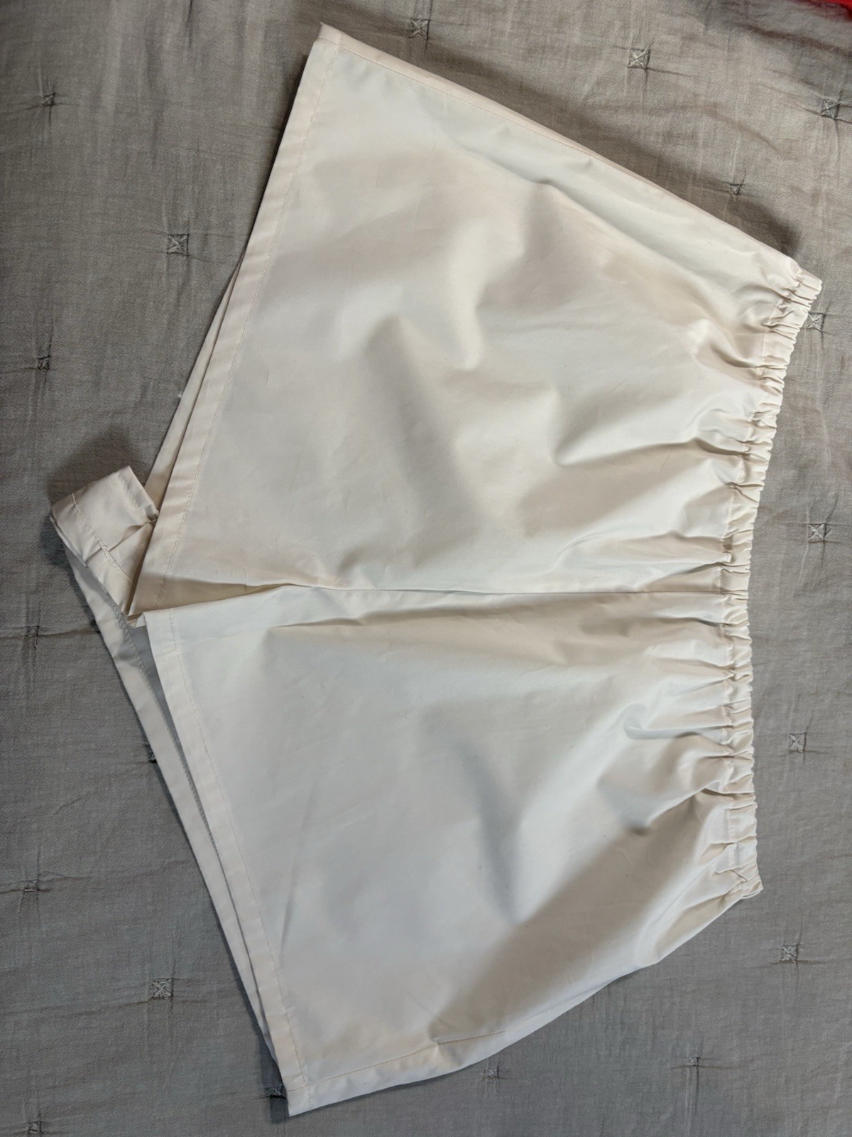 Moncler Pleated Poplin & Silk Organza Mini Shirt Dress W/ Shorts 100% Authentic thumbnail 16