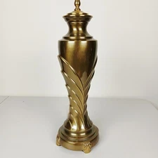 Art Deco Table Lamp Stunning Solid Brass Hollywood Regency Flair