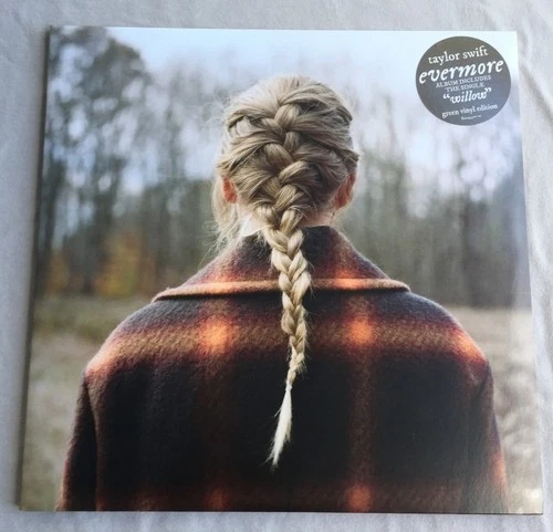 Taylor Swift - Evermore - 2 Lp Green Vinyl - Never Played - EX+ - Republic Recor