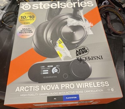 SteelSeries Arctis Nova Pro Wireless Over the Ear Headphones for PC and PS *read