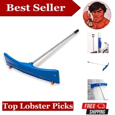 Durable Snow Roof Rake with Built-in Wheels - 20-Foot  for All Roof Types