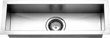 Durable 23" Stainless Steel Undermount Kitchen Bar Sink with Strainer