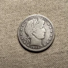 1905-s Barber Half. "LI-TY" of Liberty is Visible.  VG ZM