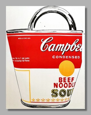 Andy Warhol «CAMPBELL´S SOUP CAN» Farboffsetlithografie nach Original von 1962