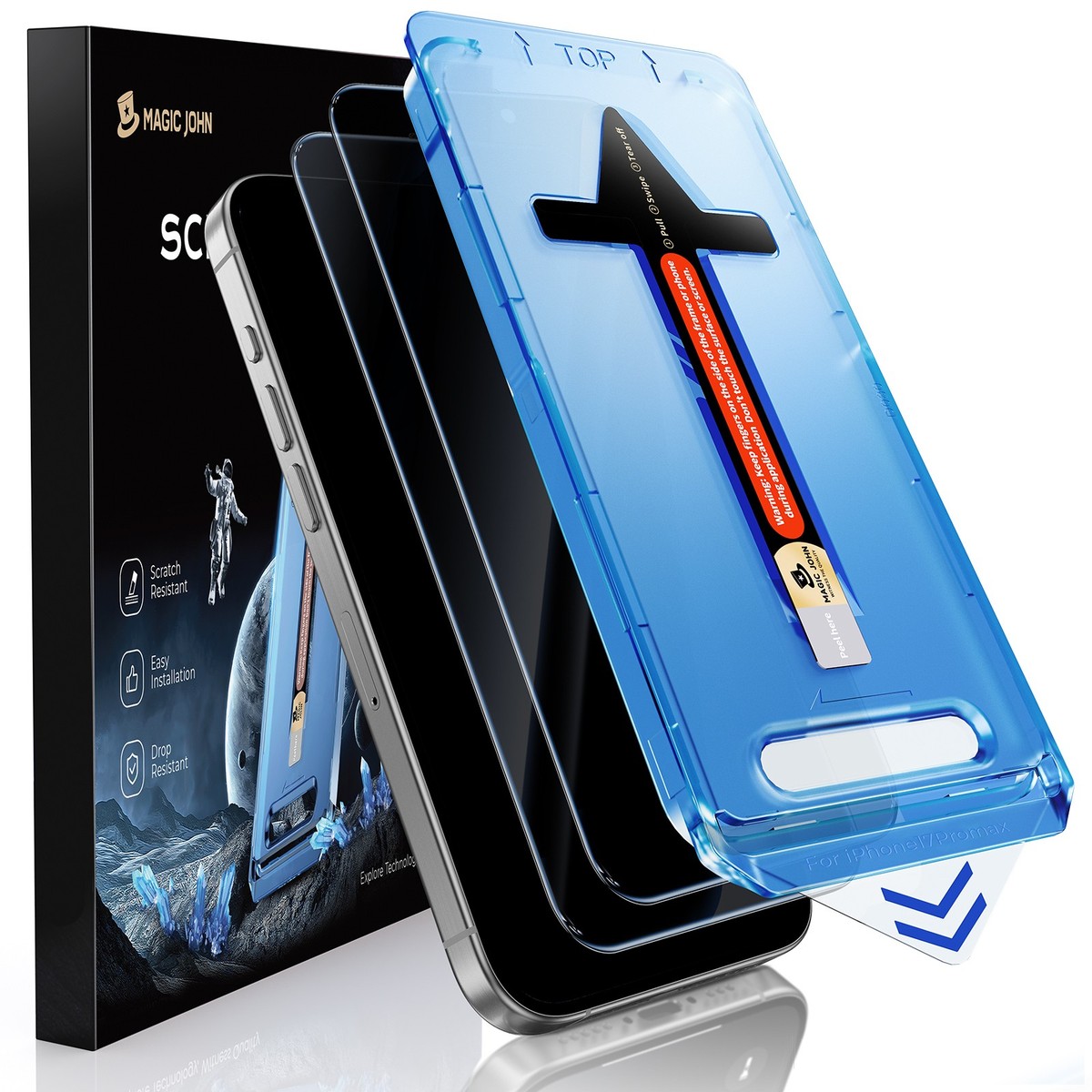 16 Pro Apple Genius Bar Screen Protector MAGIC JOHN Privacy Glass