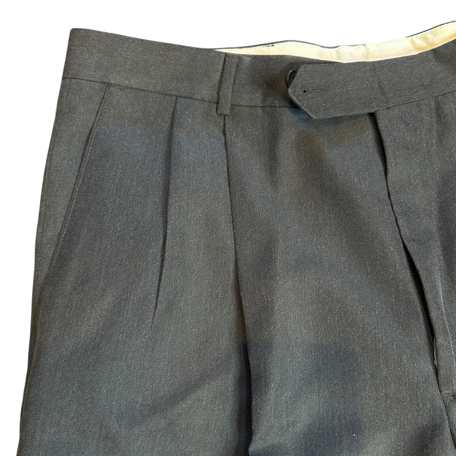 Nordstrom Gray Pleated Front Pants Size 36x29 for Men