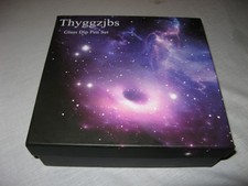 Thyggzjbs Handmade High Borosilicate Glass Glass Dip Pen Ink Set-Crystal Pen NEW