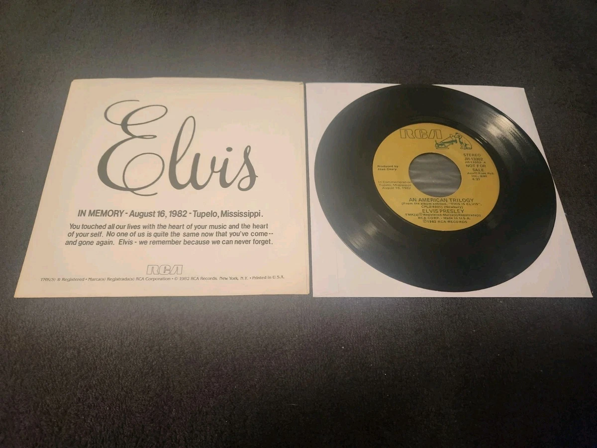 Elvis Presley Single Music Records for sale - eBay