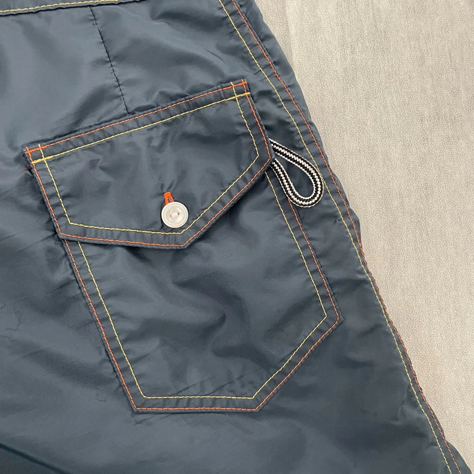 VINTAGE Birdwell Beach Britches Pantalones Cortos Adulto 41 Azul Tabla de Surf Bañador Para Hombres Foto 4 de 4