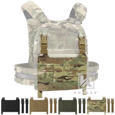 KRYDEX Tactical Laser Cut MOLLE Panel Front Flap Placard For Vest Plate Carrier