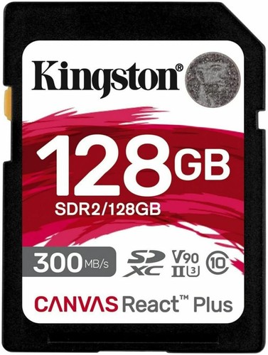 Professional 128GB SD Card | UHS-II V90 Speed Class for High-Resolution Imaging - Picture 2 of 4