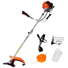 2 in 1 String Trimmer 52cc Weed Eater/Wacker Gas Powered with 10'' Brush Cutter