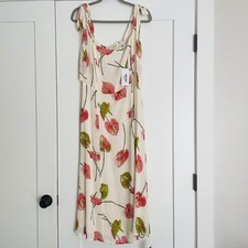 NEW REFORMATION Twilight Midi Dress Floral Cali size 10