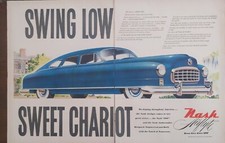 1948 vintage Nash motors print ad, blue vehicle, That's Nash!