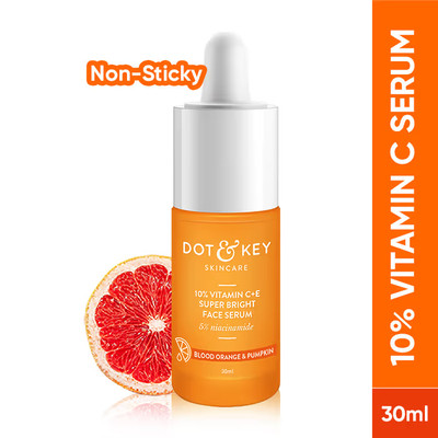 Dot & Key 10% Vitamin C + E Face Serum With 5% Niacinamide,30mlFor Glowing Skin