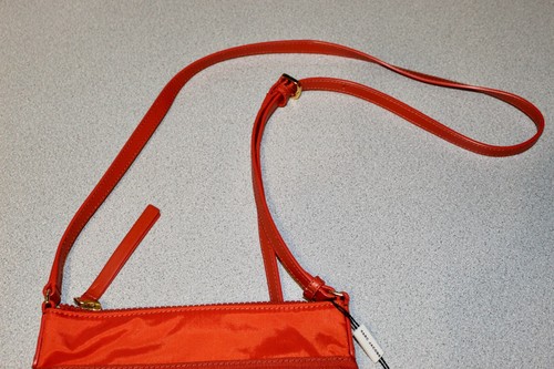 Marc Jacobs North South Bright Orange Sunset Crossbody Messenger Bag Purse US12 - Picture 3 of 7