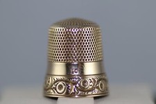 Vintage 14k Sewing Thimble size 10