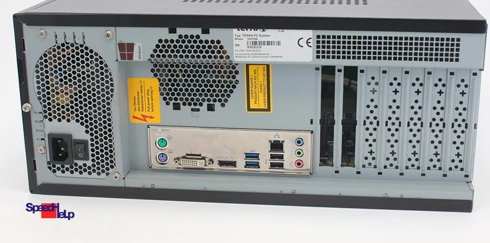 Pc Computer Gigabyte Ga-H110M-D2P Intel Core I3 6100 12Gb 256Gb Dvdrw Win 10 11 - Immagine 3 di 4