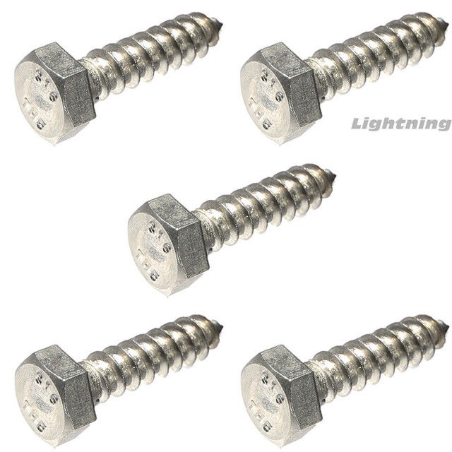 316 Marine Grade Stainless Steel Hex Head Lag Bolt Screw 5/8 x 8'' Qty 100 eBay