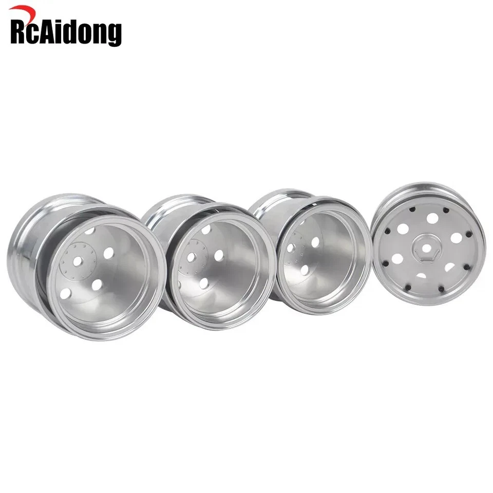 Aluminium Beadlock-Räder Felgen Für Tamiya GF-02 Mighty Bull WR-01 Upgrade Teile - Bild 4 von 4