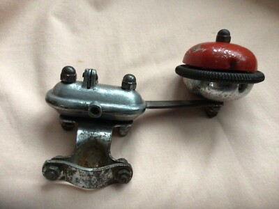 SONNETTE VINTAGE AD HOC duraluminium 1930s vélo ancien vintage old bicycle bell EUR 42,00 - FR