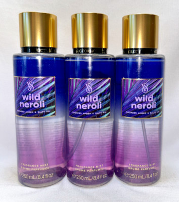 3 Wild Neroli Victoria's Secret Fragrance Mist 8.4 fl oz