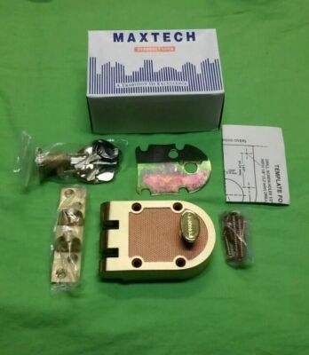 MAXTECH Jimmy-proof Deadbolt Lock Solid Brass | eBay