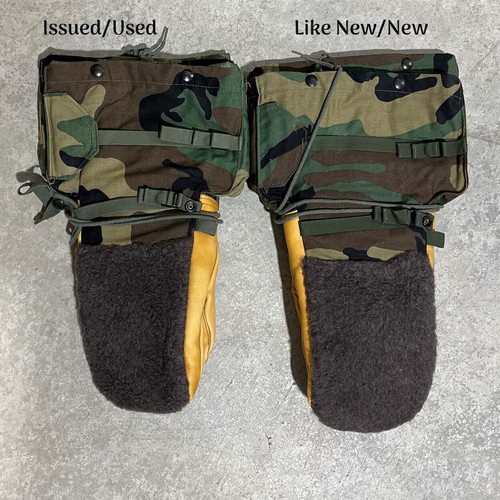 US Military Issue Arctic Extreme Cold Weather Mittens w/ Liners Woodland Excelle - Picture 2 of 7