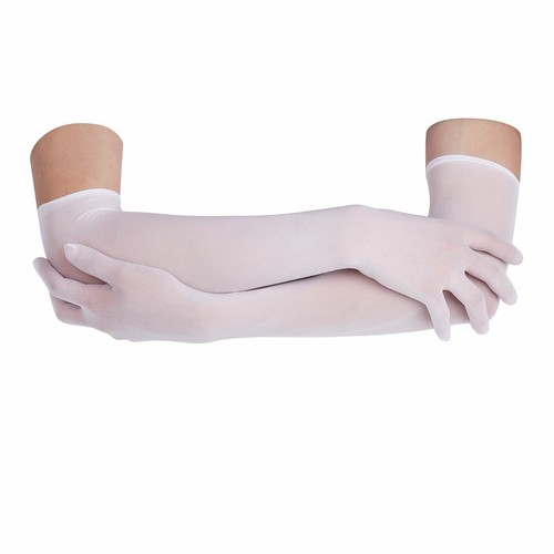 Guantes pantimedias transparentes para mujer guantes largos de dedo completo accesorio de fiesta - Imagen 56 de 58