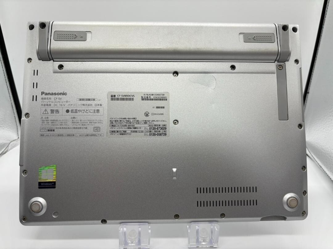 PANASONIC CF-SV8RDCVS LET'S NOTE i5-8365U 8GB/SSD256GB PANASONIC CF-SV8RDCVS LET'S NOTE i5-8365U 8GB/SSD256GB