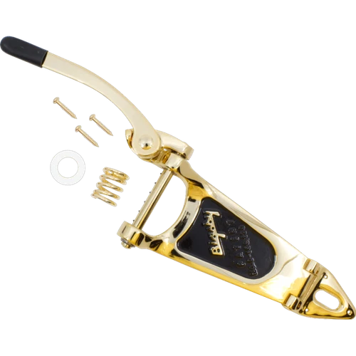 Vibrato, Bigsby, B6, for large hollow-body guitars, Color: Gold