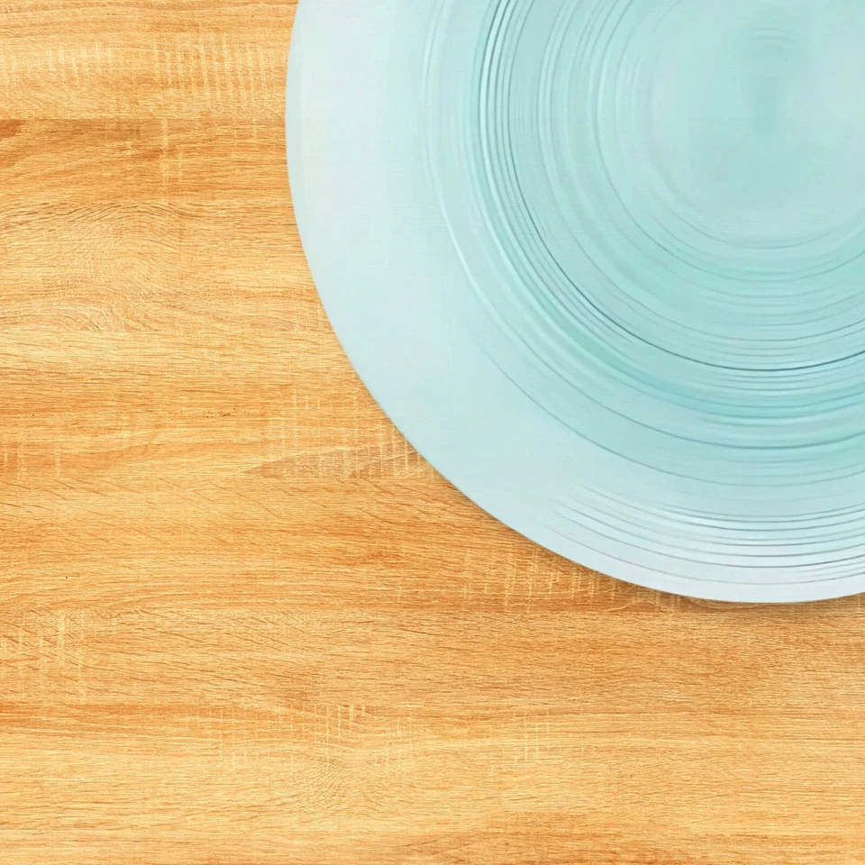 Пластиковые круглые тарелки 10 дюймов Aqua Tide для кухни продуктов питания вечеринок - Изображение 4 из 4