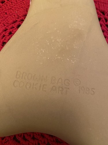 Vintage Cookie Cutter Brown Bag Cookie Art Mold Raggedy Ann Design - Picture 5 of 5