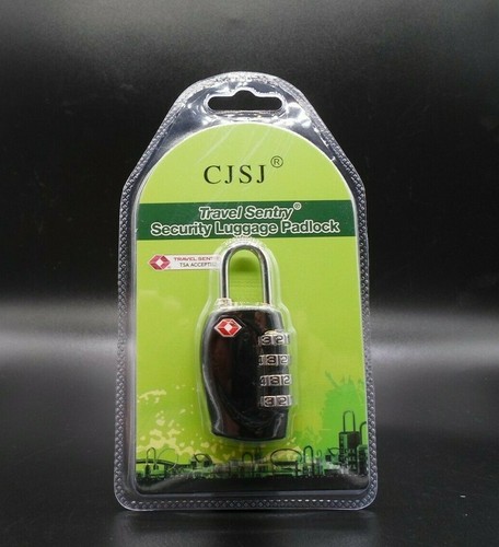 TSA 3-stelliges Zahlenschloss Spind Vorhängeschloss für Gepäck Koffer Reise Fitnessstudio Code - Bild 17 von 20