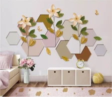 3D Petal Graphics G5661 Wallpaper Wall Murals Removable Self-adhesive Honey