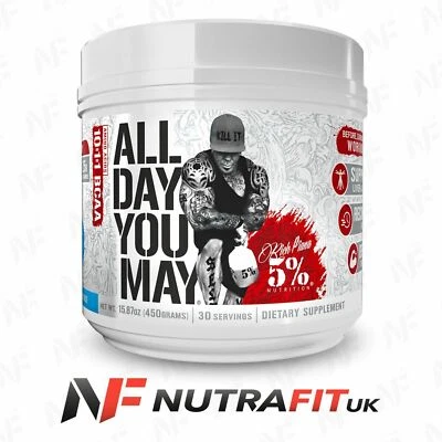 RICH PIANA 5% NUTRITION ALL DAY YOU MAY ADYM muscle stamina joint liver support