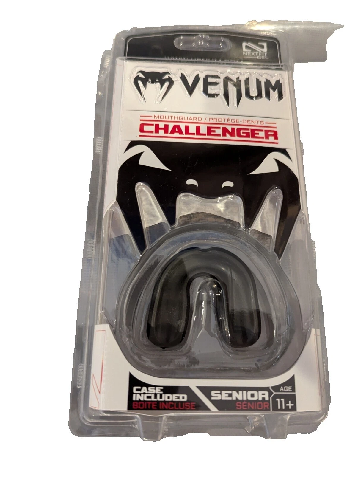 Adulto Unisex Venum Negro Protectores Bucales de boxeo y artes marciales