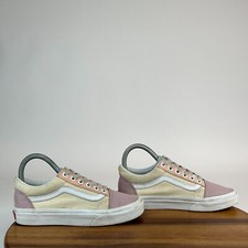 Womens Vans Old Skool Colorblock Canvas Skateboarding Sneakers Shoes Size 5.5 M