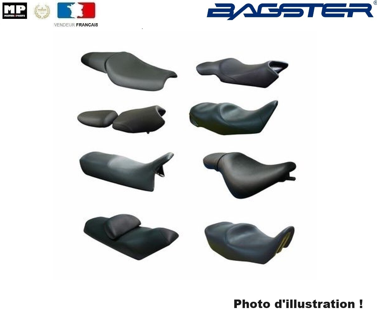 Housse selle Suzuki GSX 1200 Inazuma pour le confort en duo