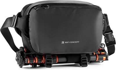 K&F Concept 10L DSLR Kameratasche Fototasche für Kamera Tragegurt, Zubehörfächer