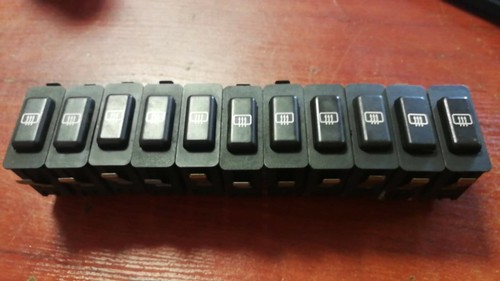 GEBRAUCHT OEM BMW 5 E34 SCHALTER TASTER BEHEIZBAR HECKSCHEIBE 61.31-1384480 P...