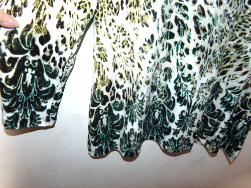 travelers by chico's sz.2(L) wide neck long sleeve tunic top - Picture 2 of 5