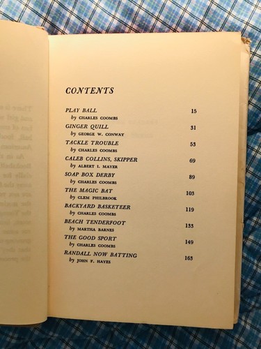 1950 Children's book "Young Readers Sports Stories" Ages 7-12 - Picture 9 of 12