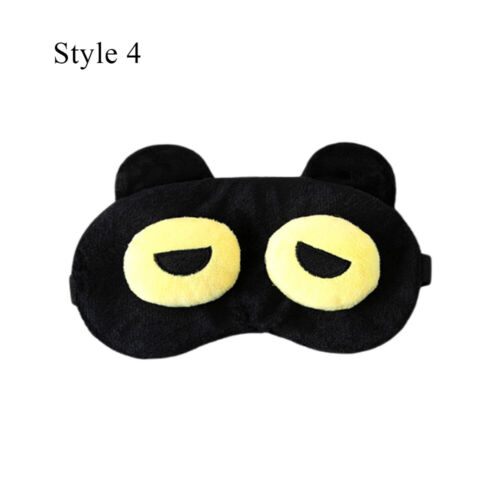 Fluffy plush Eye mask Travel sleep masks Blindfold Animal Children girls kids - Picture 14 of 14