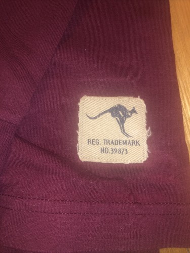 Burgundy T-Shirt Long Sleeve Mens Size Large Or XL - Outback Surplus - Picture 3 of 7