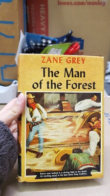Man of the Forest Zane Grey G & Dunlop hc, dj, 1950's reprint; Great West Ed. 23