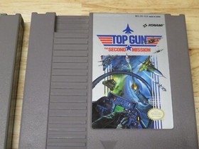Cartucho Top Gun 1 & 2: The Second Mission (Nintendo NES) solo 2 juegos