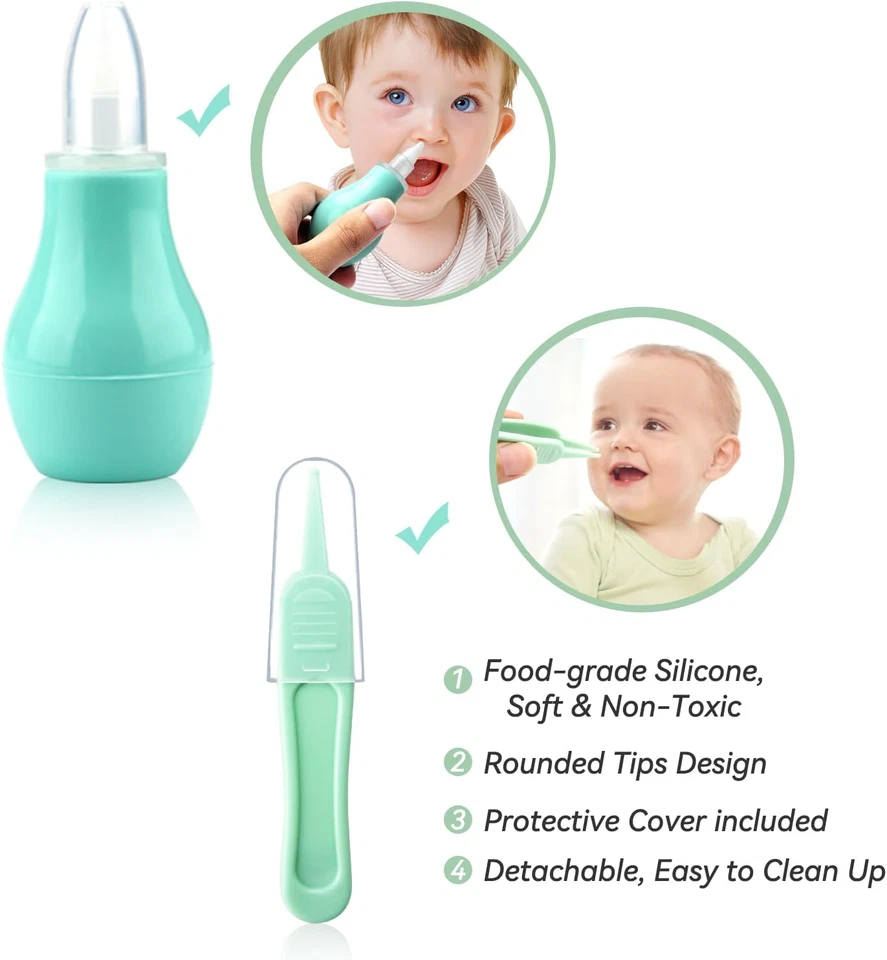 Набор для груминга ребенка, набор для безопасного ухода за младенцами с щеткой для волос расческой машиной для стрижки ногтей NASA - Изображение 3 из 4